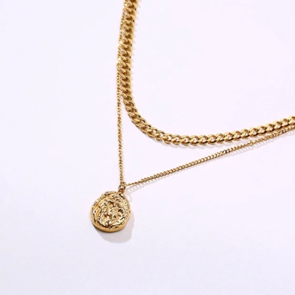 Coin chain necklace - Picture 4 of 4